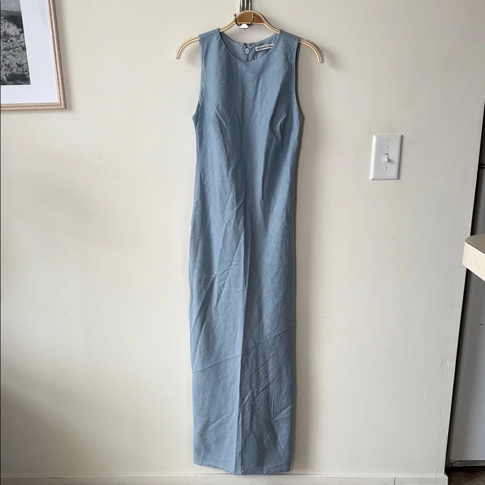 Abercrombie & Fitch Light Blue Maxi Dress